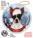 Rat Terrier Howliday Dog Christmas Ornament