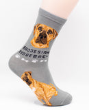Rhodesian Ridgeback Socks Dog Breed Foozy Novelty Socks