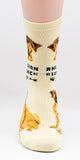 Rhodesian Ridgeback Socks Dog Breed Foozy Novelty Socks