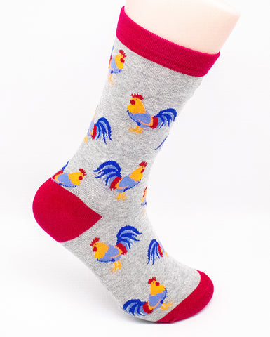 Rooster Assorted Novelty Socks