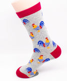 Rooster Assorted Novelty Socks