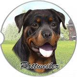 Rottweiler Sandstone Absorbent Dog Breed Car Coaster