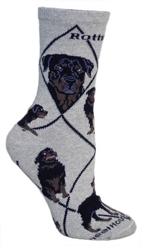 Rottweiler Dog Breed Novelty Socks