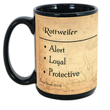 Faithful Friends Rottweiler Dog Breed Coffee Mug