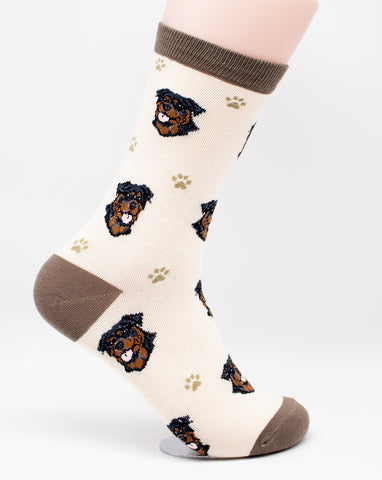 Rottweiler Dog Breed Novelty Socks