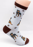 Rottweiler Dog Breed Novelty Socks