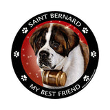 Saint Bernard My Best Friend Dog Breed Magnet