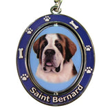 Saint Bernard Dog Spinning Keychain