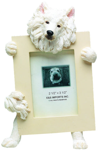 Samoyed Dog Picture Frame Holder