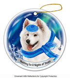 Samoyed Howliday Dog Christmas Ornament