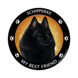Schipperke My Best Friend Dog Breed Magnet