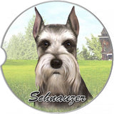 Schnauzer Cropped Sandstone Absorbent Dog Breed Car Coaster