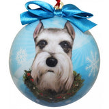Schnauzer Cropped Shatterproof Dog Breed Christmas Ornament