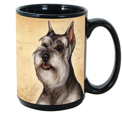 Faithful Friends Schnauzer Cropped Dog Breed Coffee Mug
