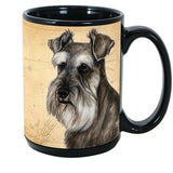 Faithful Friends Schnauzer Uncropped Dog Breed Coffee Mug