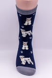 Schnauzer Dog Breed Novelty Socks