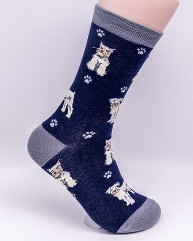 Schnauzer Dog Breed Novelty Socks