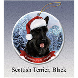 Scottish Terrier Scottie Howliday Dog Christmas Ornament