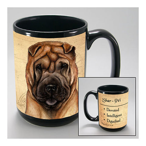 Faithful Friends Shar Pei Dog Breed Coffee Mug