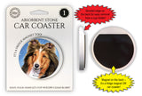 Sheltie Magnetic Car Coaster