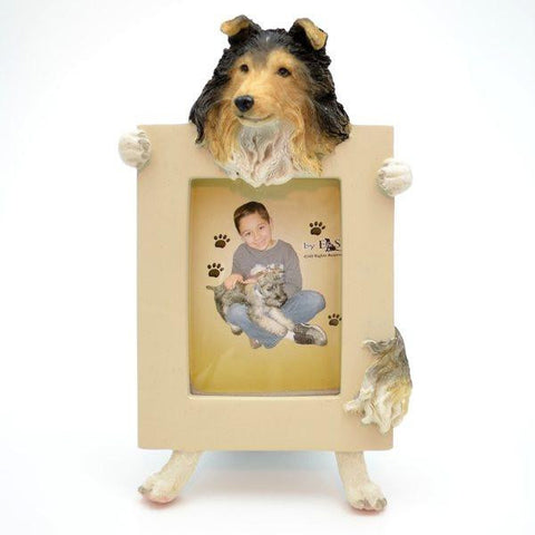 Sheltie Dog Picture Frame Holder