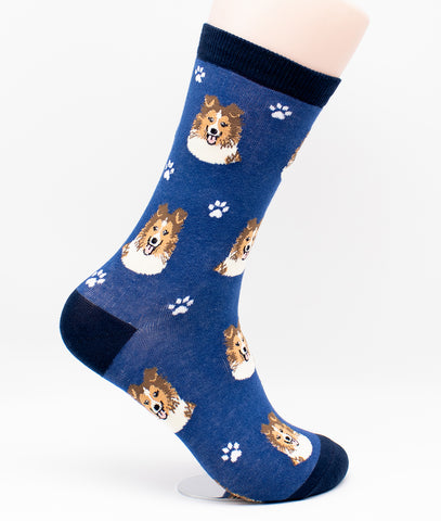 Sheltie Dog Breed Novelty Socks