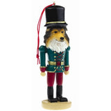 Sheltie Dog Toy Soldier Nutcracker Christmas Ornament