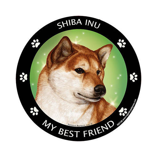 Shiba Inu My Best Friend Dog Breed Magnet