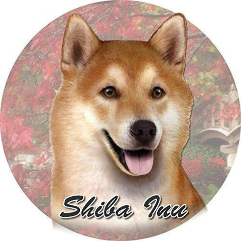 Shiba Inu Sandstone Absorbent Dog Breed Car Coaster