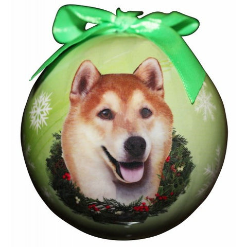 Shiba Inu Shatterproof Dog Breed Christmas Ornament