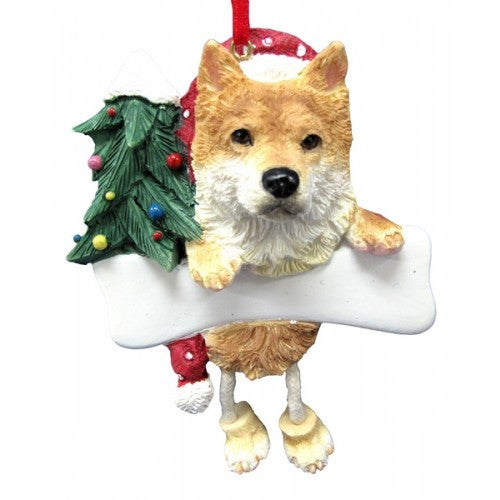 Dangling Leg Shiba Inu Dog Christmas Ornament