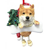 Dangling Leg Shiba Inu Dog Christmas Ornament