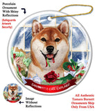 Shiba Inu Howliday Dog Christmas Ornament