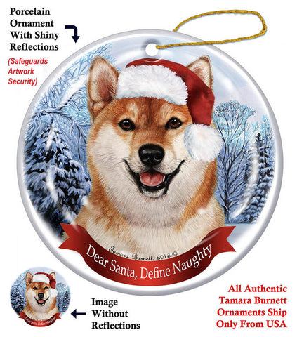 Shiba Inu Howliday Dog Christmas Ornament