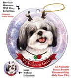 Shih Tzu Tan Howliday Dog Christmas Ornament