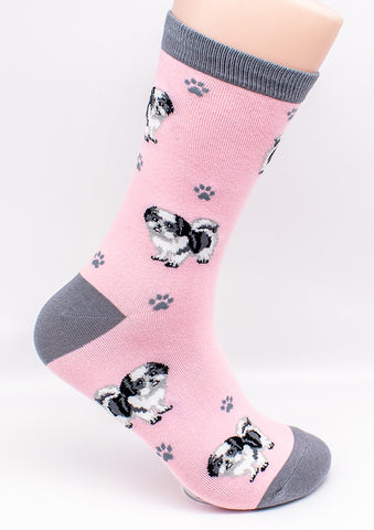 Shih Tzu Black Dog Breed Novelty Socks