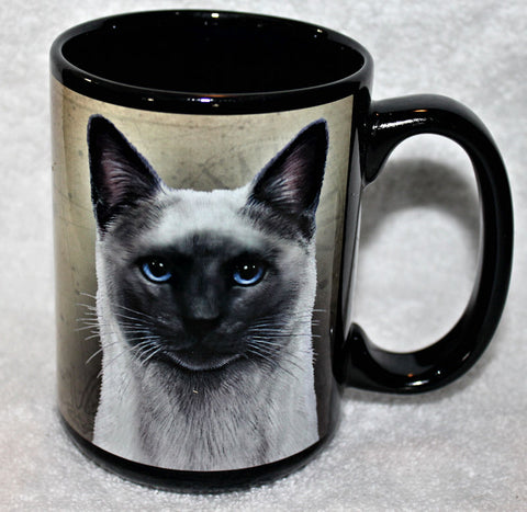 Faithful Friends Siamese Blue Point Cat Dog Breed Coffee Mug