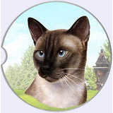 Siamese Cat Sandstone Absorbent Dog Breed Car Coaster