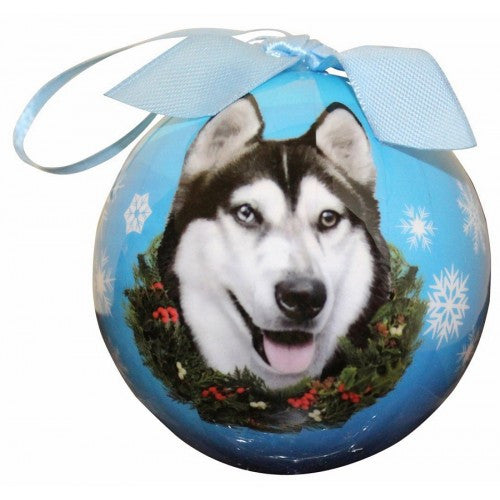 Siberian Husky Shatterproof Dog Breed Christmas Ornament