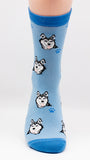 Siberian Husky Dog Breed Novelty Socks