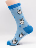 Siberian Husky Dog Breed Novelty Socks