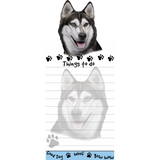 Siberian Husky List Stationery Notepad