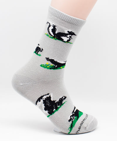 Skunk Wildlife Novelty Socks