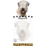Soft Coated Wheaten Terrier List Stationery Notepad