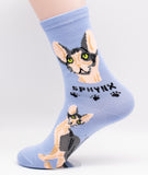 Sphynx Socks Cat Breed Foozy Novelty Socks
