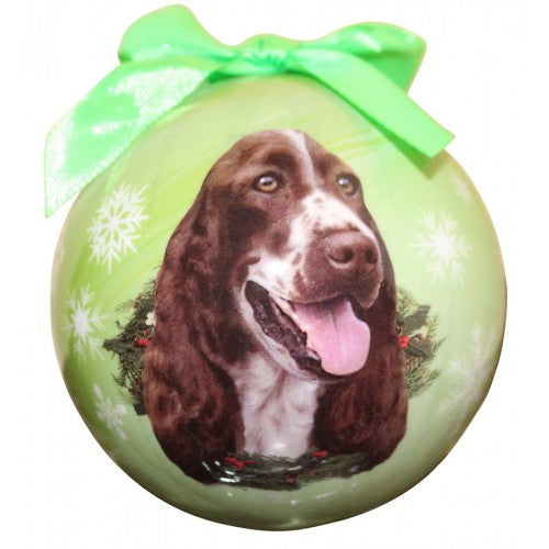 Springer Spaniel Shatterproof Dog Breed Christmas Ornament