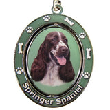 Springer Spaniel Dog Spinning Keychain
