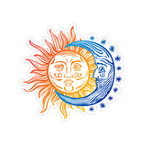 Sun and Moon Circle of Life Vinyl Sticker