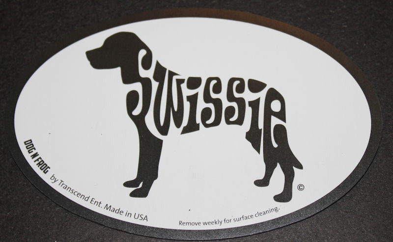 Greater Swiss Mountain Dog Swissie Euro Dog Breed Car Sticker Decal