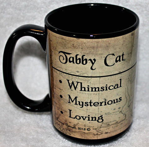 Faithful Friends Tabby Silver Cat Dog Breed Coffee Mug